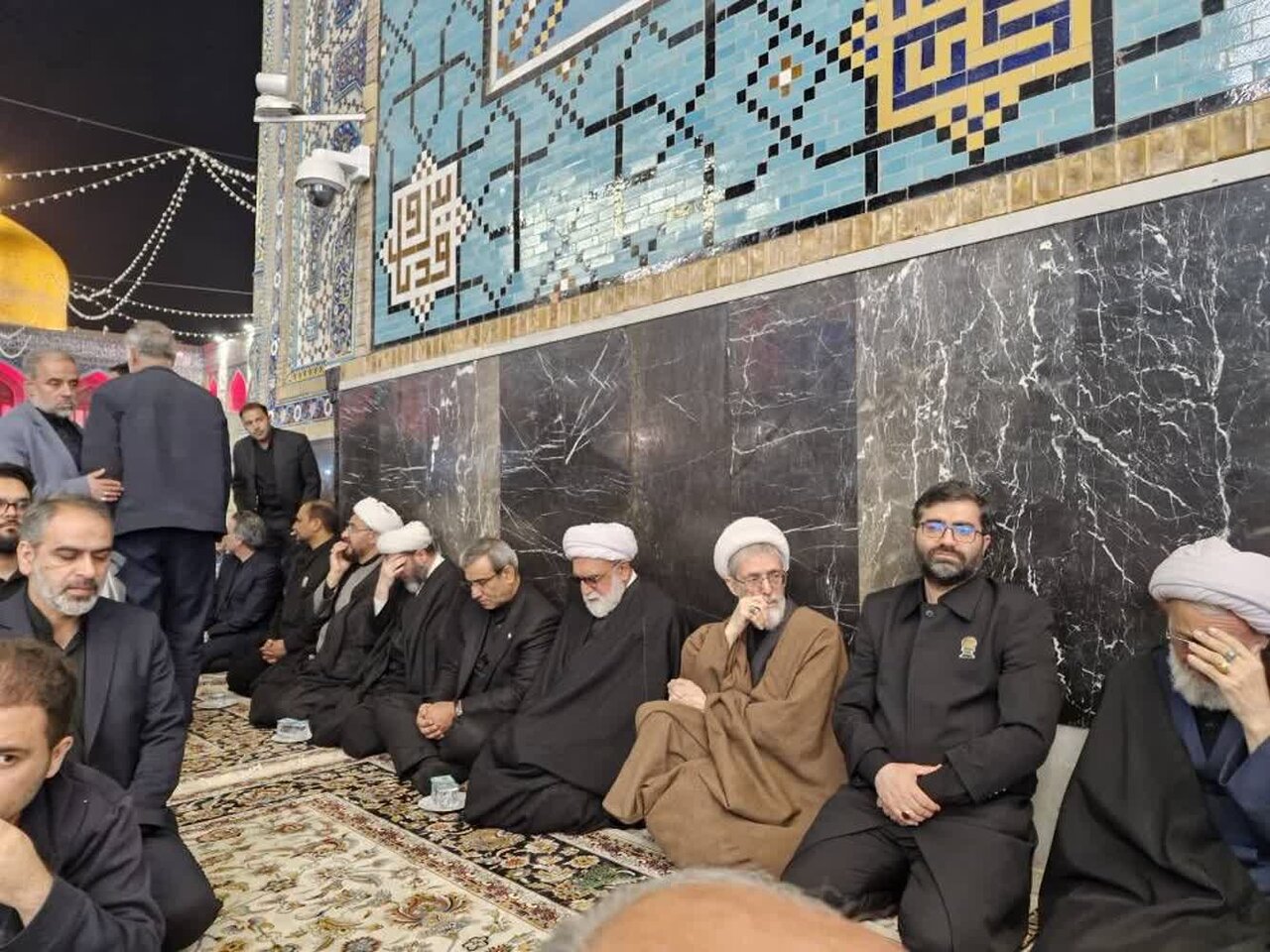 مراسم بزرگداشت شهدا در ایوان مقصوره مسجدگوهرشادحرم مطهررضوی