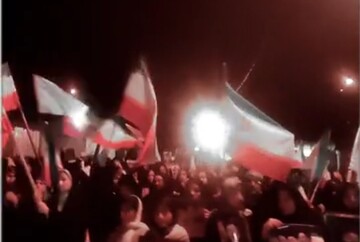 فیلم| بیست‌وسومین شب تجمع انقلابی مردم کاکی