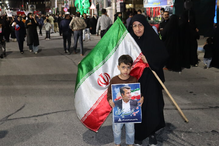 تصاویر/ بیست و سومین شب حضور مردم دیّر در خیابان