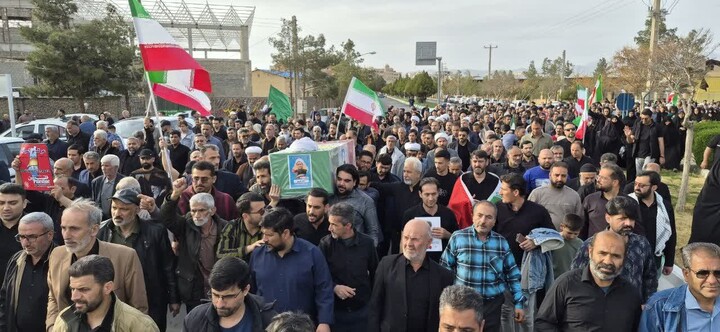 تصاویر/ مراسم تدفین پیکر شهید حجت‌الاسلام محمد قدرتی در دامغان