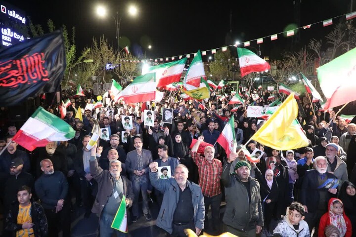 تصاویر/ بیست و سومین شب از تجمع «شب‌های اقتدار» در سمنان