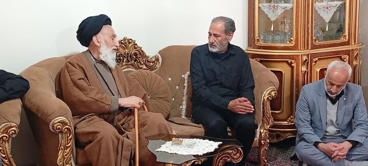 تصاویر / دیدار مدیر حوزه علمیه استان همدان با خانواده معظم شهدای جنگ رمضان