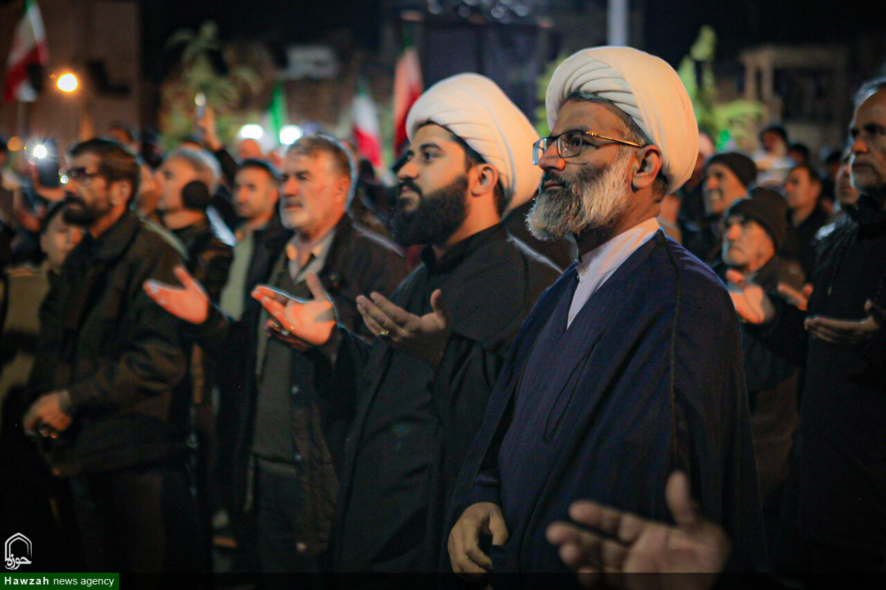 تصاویر/کفن‌پوش شدن در حمایت از نیروهای مسلح