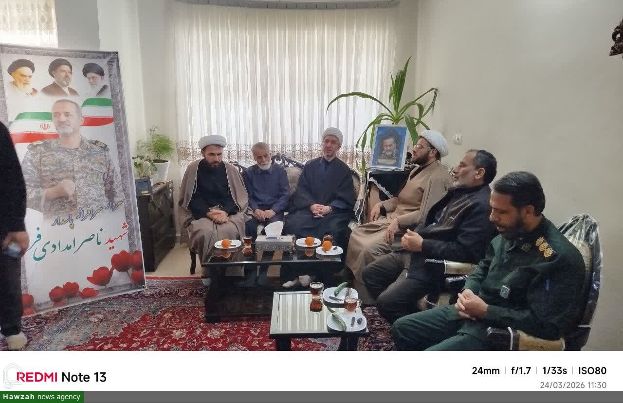 دیدار با خانواده‌‌ شهید ناصرامدادی فرد