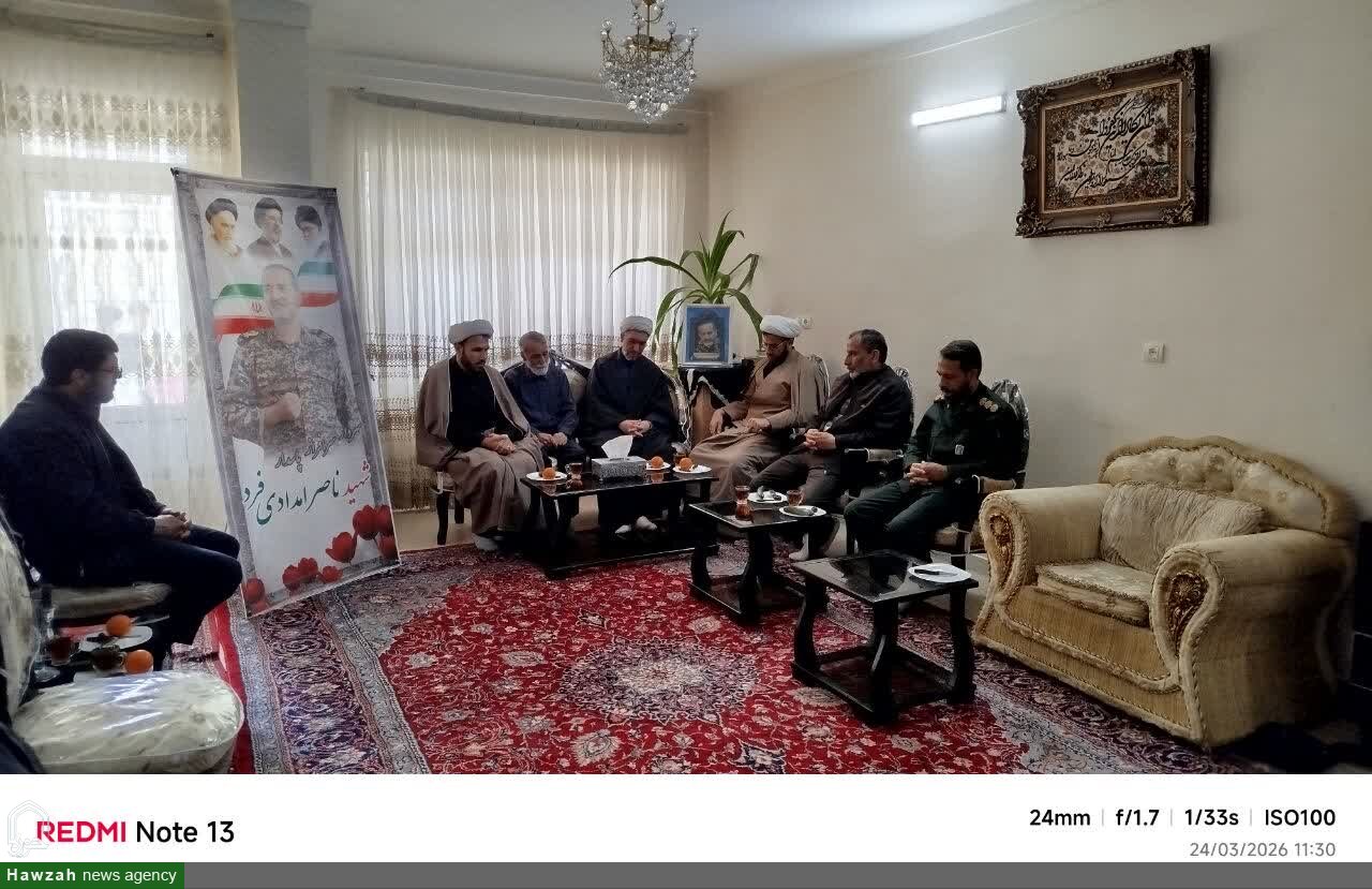 دیدار با خانواده‌‌ شهید ناصرامدادی فرد