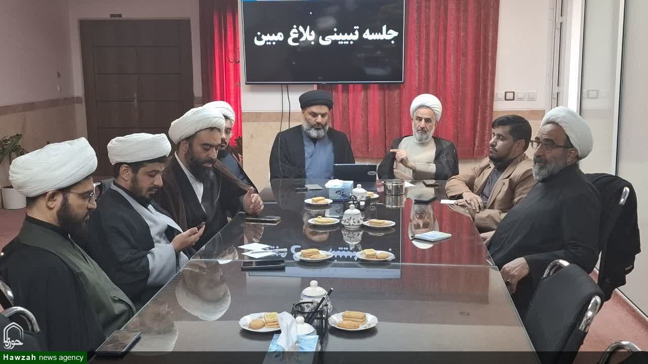 اولین جلسه برخط قرارگاه جنگ ترکیبی بلاغ مبین حوزه علمیه استان یزد برگزار شد + عکس