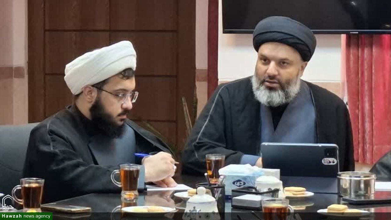 اولین جلسه برخط قرارگاه جنگ ترکیبی بلاغ مبین حوزه علمیه استان یزد
