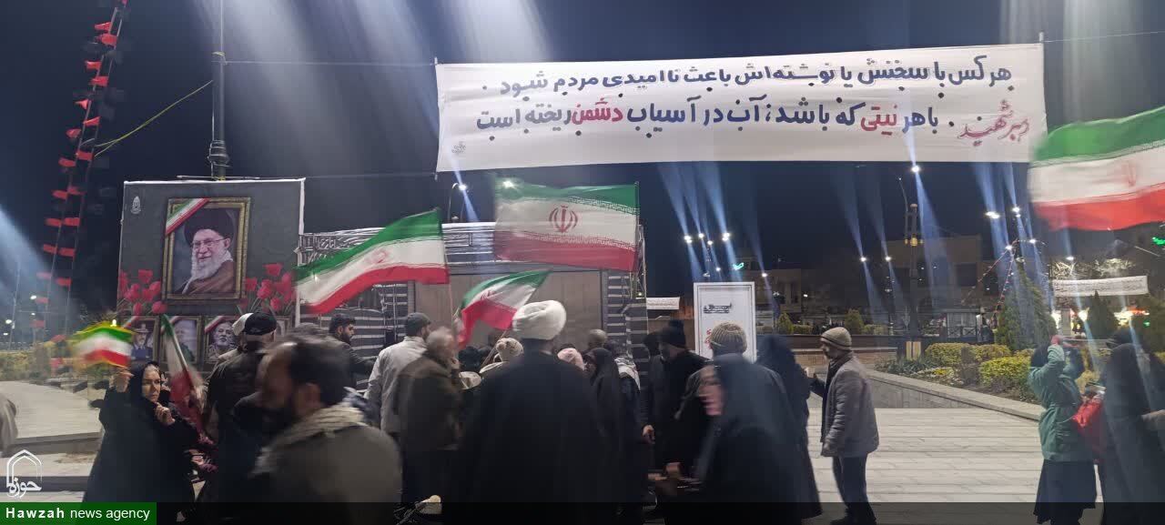 برپایی موکب خدمت رسانی به همت طلاب جهادی مدرسه علمیه زنگنه همدان+عکس