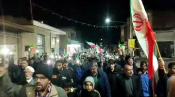 فیلم| وداع شبانه شهید علیرضا دهقانی سانیچ در نصرآباد
