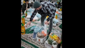 فیلم | آماده سازی و پخش بسته های معیشتی توسط بسیج گردان شهدای اقتدار شهرستان ارومیه