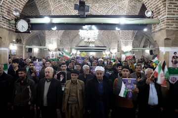 تصاویر/ مراسم بزرگداشت امام شهید امت و شهدای گرانقدر جنگ رمضان در مهاباد
