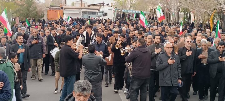 تصاویر/ مراسم تشییع پیکر شهید اقتدار وطن حسین جهانشاهی نسب