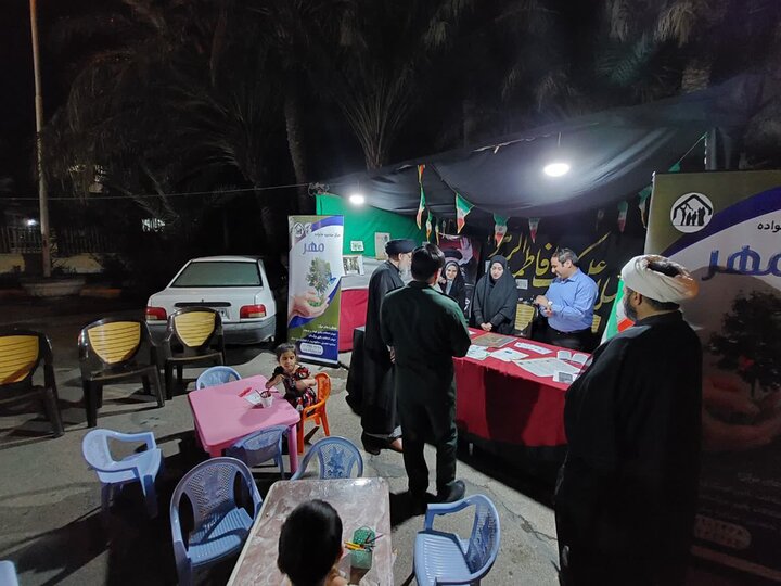 تصاویر/ بازدید امام جمعه بافق از موکب های بانوان در جنگ رمضان