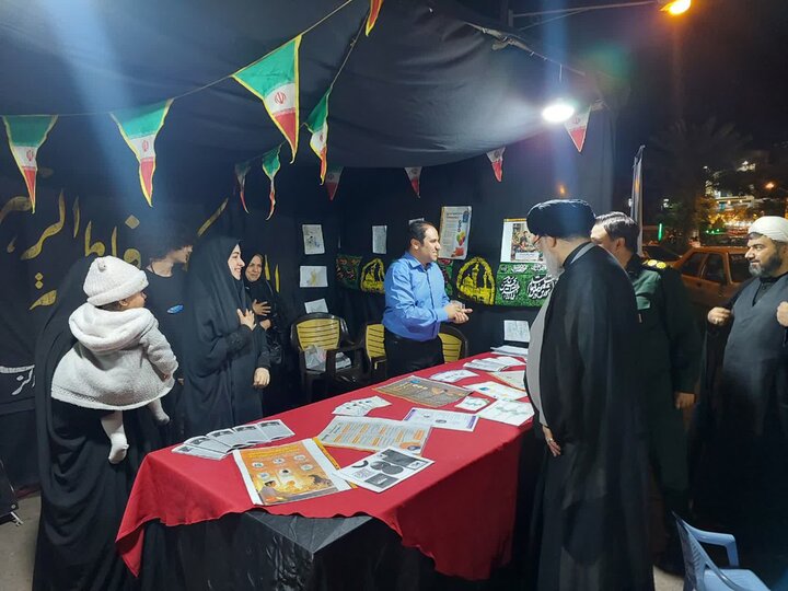 تصاویر/ بازدید امام جمعه بافق از موکب های بانوان در جنگ رمضان