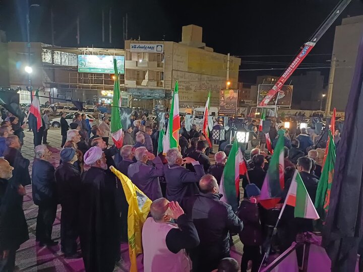 تصاویر/بیست و چهارمین شب حضور پرشور مردم ولایتمدار مامونیه در تجدید بیعت با آرمان‌های انقلاب