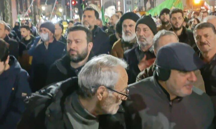 حضور پرشور مردم شریف آمل به همراه علمای بزرگوار