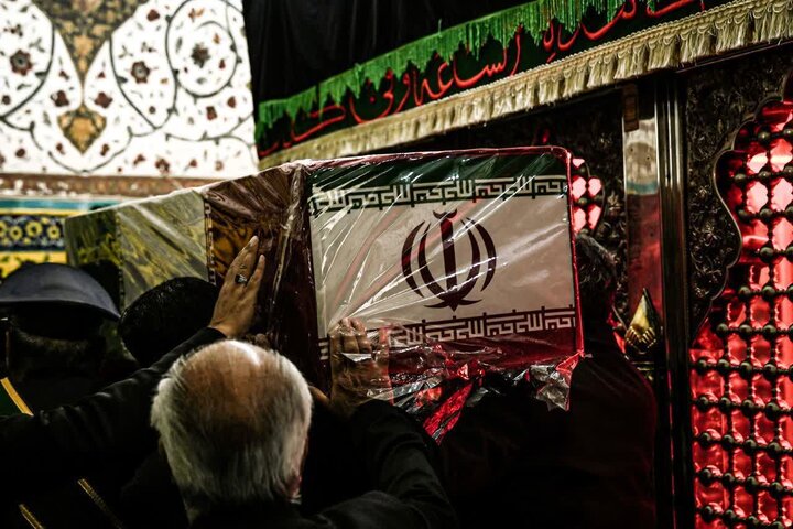 تصاویر/تشییع و خاکسپاری باشکوه پیکر مطهر شهدای جنگ رمضان در اردهال
