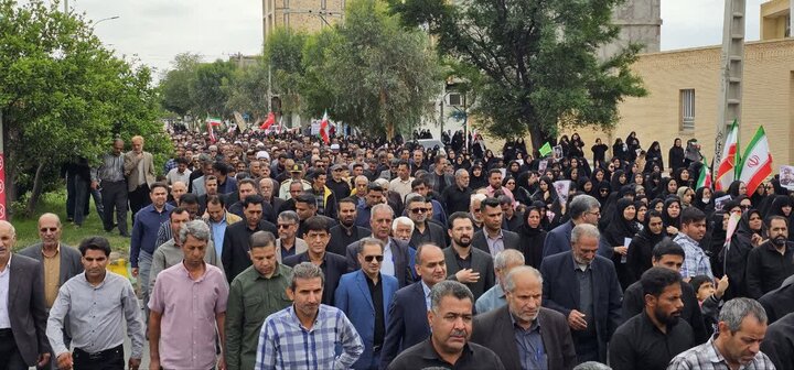 تصاویر/ تشییع پیکر شهید اقتدار وطن سردار امیر امیرمحمدی در جیرفت