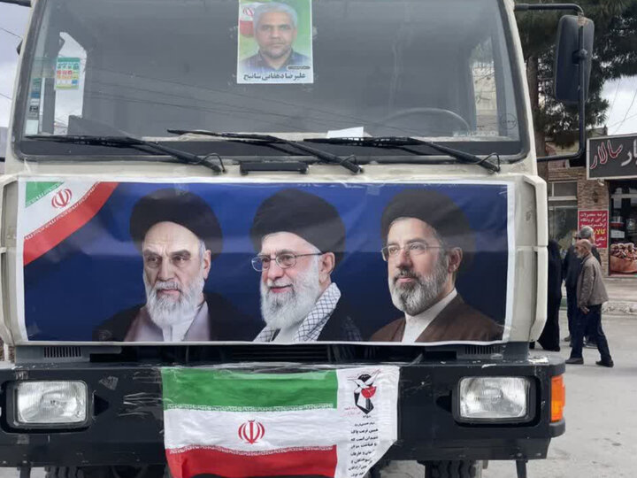 تصاویر/ تشییع و خاکسپاری شهید علیرضا دهقانی سانبچ از تفت تا زادگاهش؛سانیچ