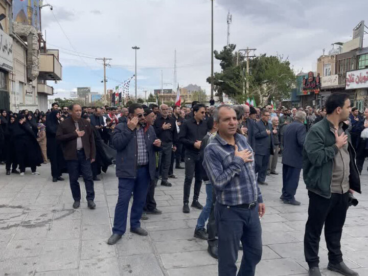 تصاویر/ تشییع و خاکسپاری شهید علیرضا دهقانی سانبچ از تفت تا زادگاهش؛سانیچ