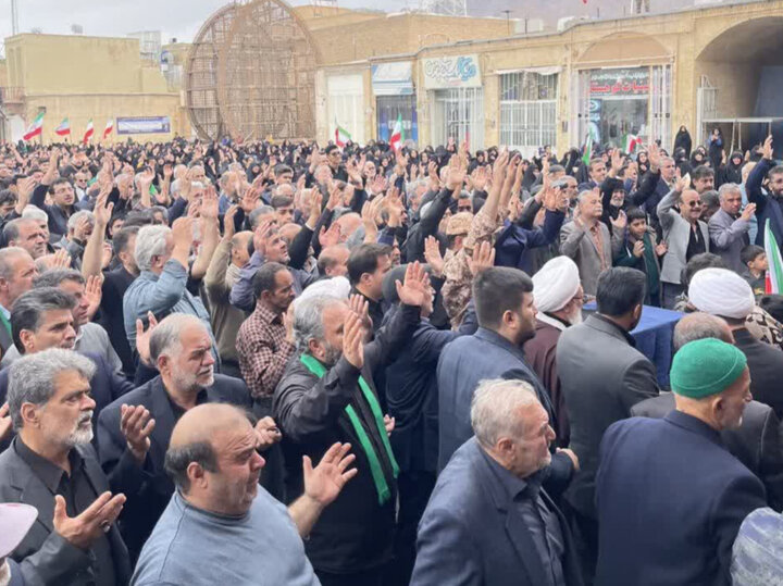 تصاویر/ تشییع و خاکسپاری شهید علیرضا دهقانی سانبچ از تفت تا زادگاهش؛سانیچ
