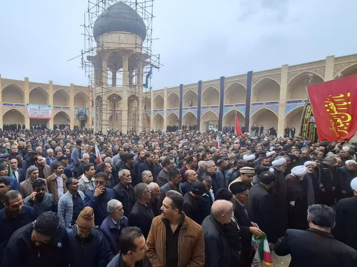 تصاویر/ تشییع و خاکسپاری شهید علیرضا دهقانی سانبچ از تفت تا زادگاهش؛سانیچ