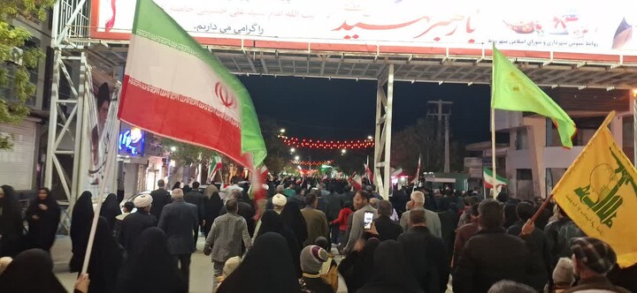 تصاویر/زرندی‌ها در بیست‌و پنجمین شب برای ایران