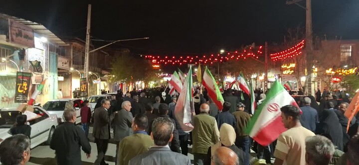 تصاویر/زرندی‌ها در بیست‌و پنجمین شب برای ایران