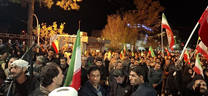 تصاویر/زرندی‌ها در بیست‌و پنجمین شب برای ایران