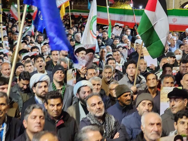 تصاویر/ تجمع مردم نقده در حمایت از انقلاب اسلامی