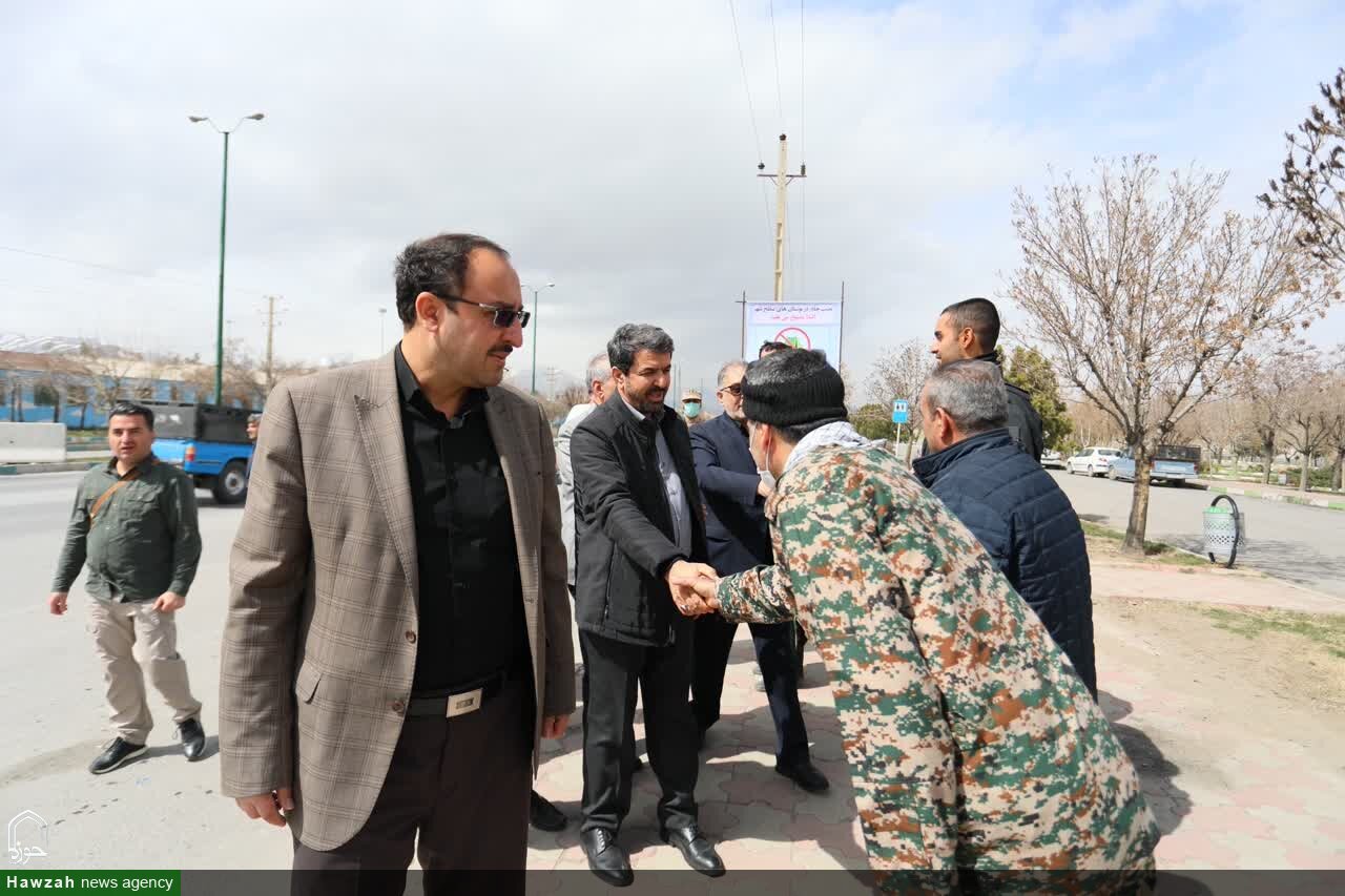 بازدید استاندار همدان از ایست بازرسی؛ قدردانی از نیروهای تأمین‌کننده امنیت