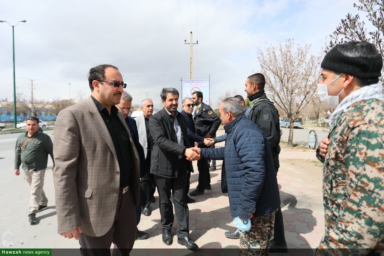 بازدید استاندار همدان از ایست بازرسی؛ قدردانی از نیروهای تأمین‌کننده امنیت