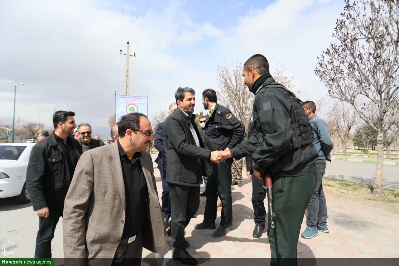 بازدید استاندار همدان از ایست بازرسی؛ قدردانی از نیروهای تأمین‌کننده امنیت
