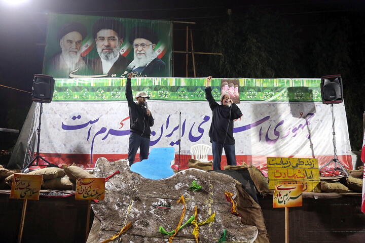 تصاویر/ مراسم وداع با شهید دانش آموز محمد حسین دهقان در اجتماع شبانه