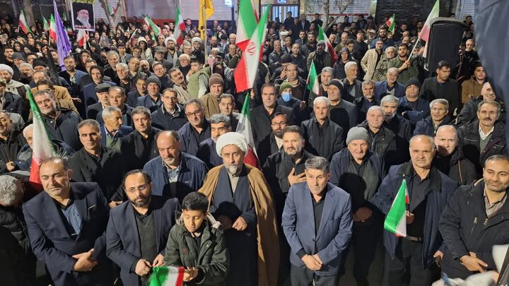 تصاویر/ موج بیست و پنجم حماسه خیابان در میاندوآب