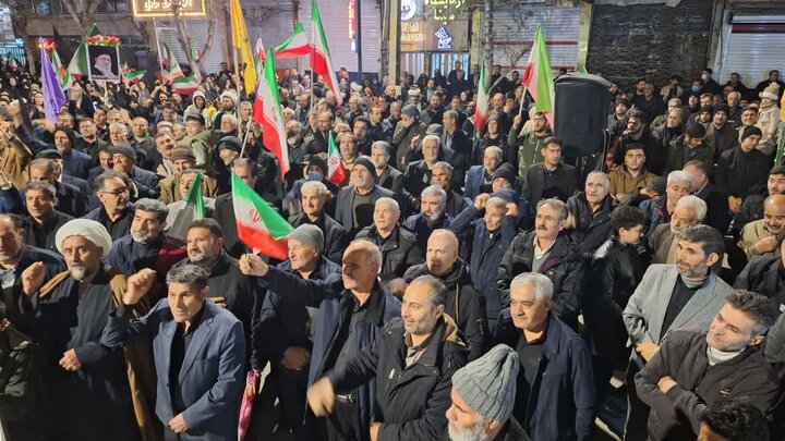 تصاویر/ موج بیست و پنجم حماسه خیابان در میاندوآب
