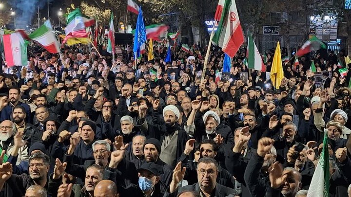تصاویر/ موج بیست و پنجم حماسه خیابان در میاندوآب