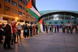 Madrid protest calls for ban on Israeli clubs from European competitions