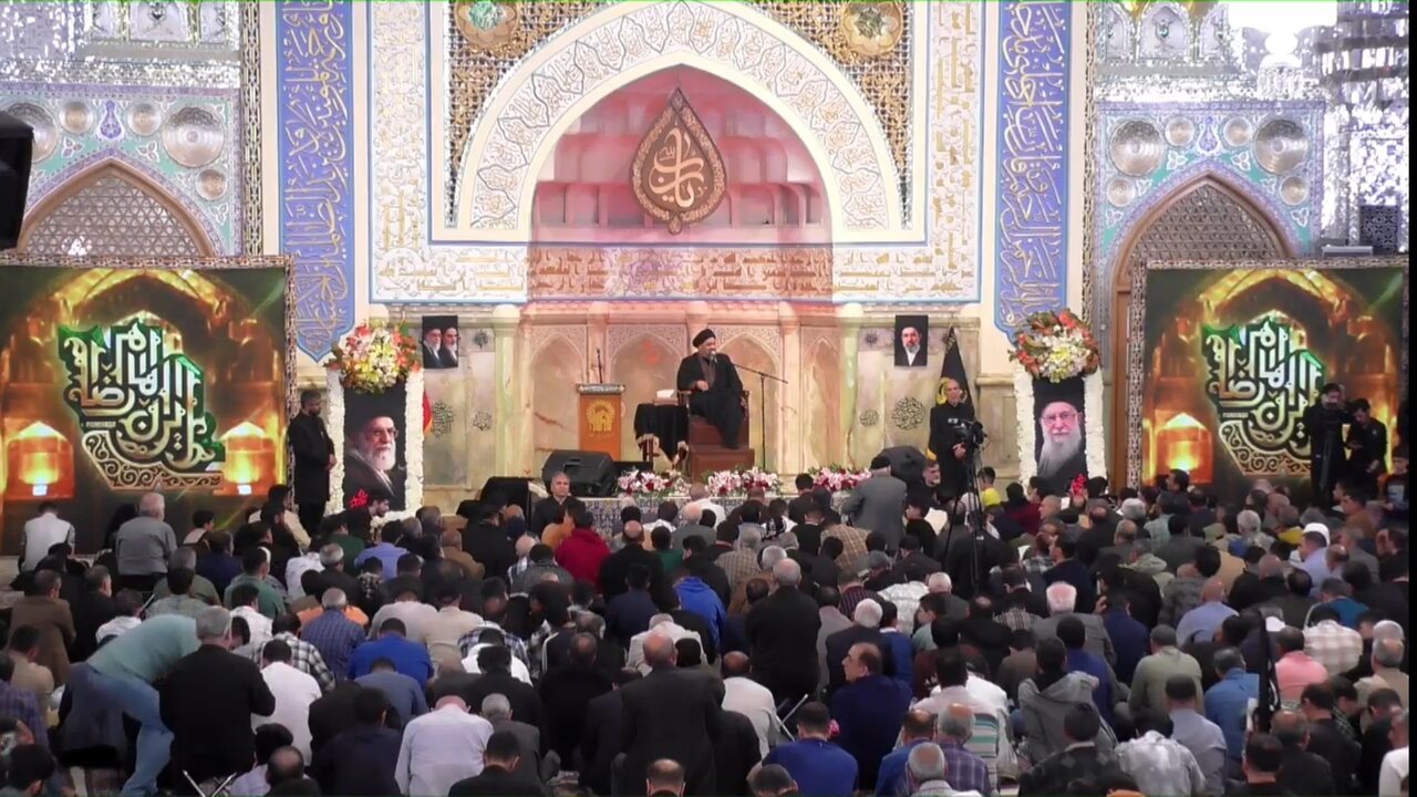 سخنرانی حجت الاسلام سیدمحمدباقر طباطبایی نژاد در ویژه برنامه نصر حرم مطهر رضوی