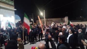 تصاویر/ اجتماع مردم ولایتمدار روستاهای ویدوجا ،آزران و ورکان بخش برزک کاشان