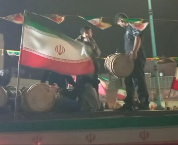 فیلم| موکب مردمی میدان معلم یزد شامگاه ۶ فروردین ۱۴۰۵