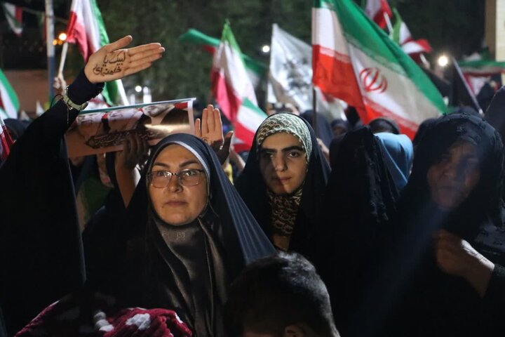 تصاویر/اجتماع اقتدار امت اهالی شهرک شرافت شوشتر