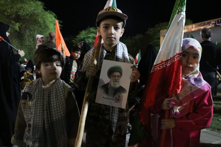 تصاویر/اجتماع اقتدار امت اهالی شهرک شرافت شوشتر