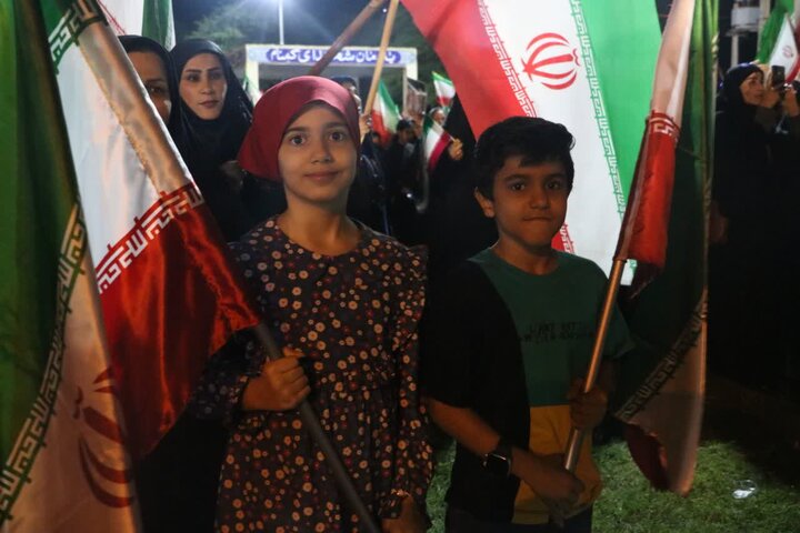 تصاویر/اجتماع اقتدار امت اهالی شهرک شرافت شوشتر
