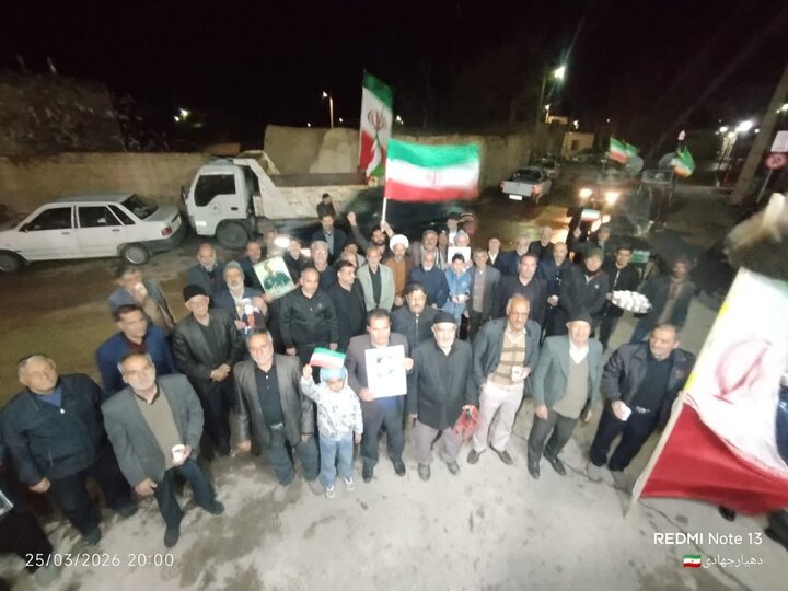 تصاویر/اجتماع مردم ولایتمدار روستاهای ویدوجا ،آزران و ورکان بخش برزک کاشان