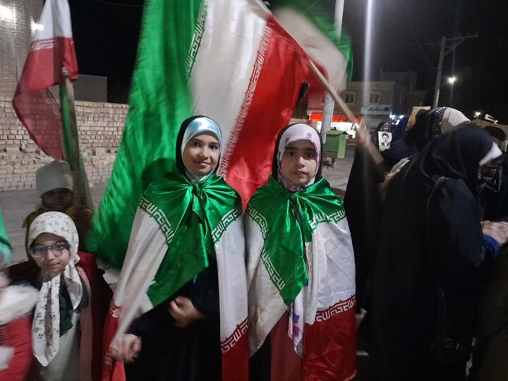 تصاویر/اجتماع مردم ولایتمدار روستاهای ویدوجا ،آزران و ورکان بخش برزک کاشان