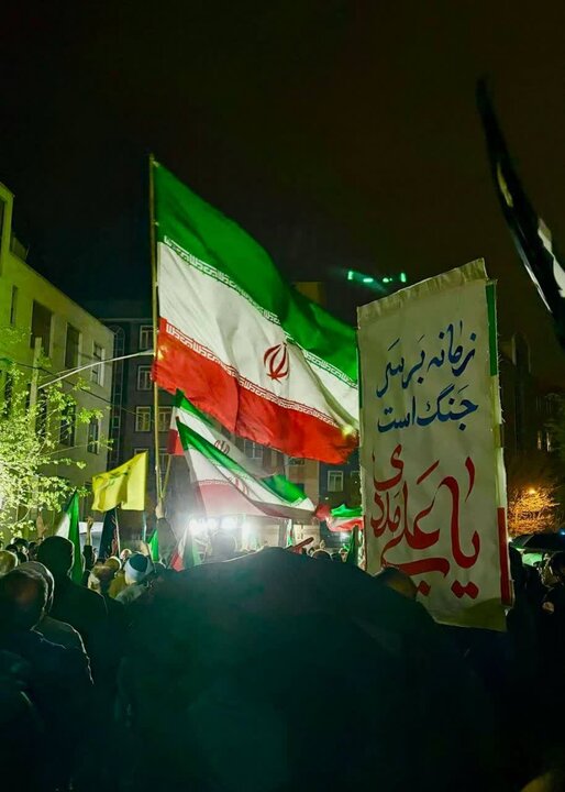 تصاویر/ لحظاتی خاص از حضور پرشور محله تهران نو