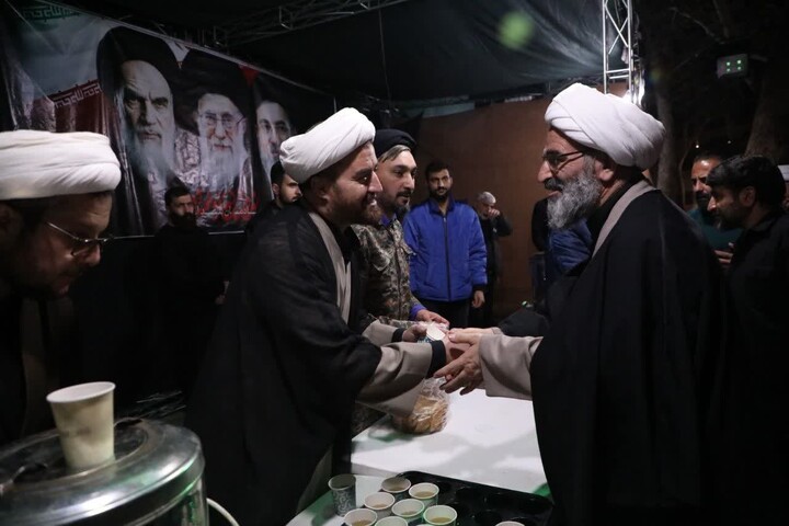 تصاویر/ موکب بسیج طلاب شهرستان شاهرود در تجمعات «شب‌های اقتدار»