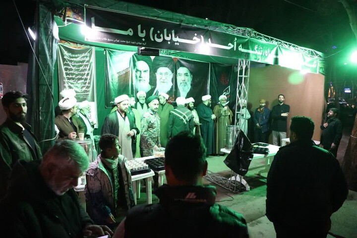 تصاویر/ موکب بسیج طلاب شهرستان شاهرود در تجمعات «شب‌های اقتدار»