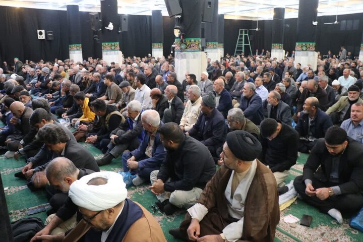 تصاویر/ برگزاری اولین نماز عبادی سیاسی جمعه قرچک در سال ۱۴۰۵